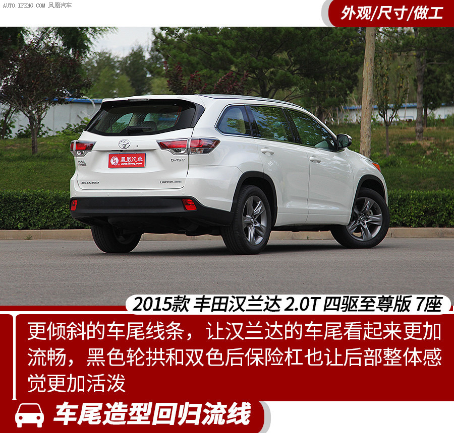 汽车图片 广汽丰田 汉兰达 2015款 2.